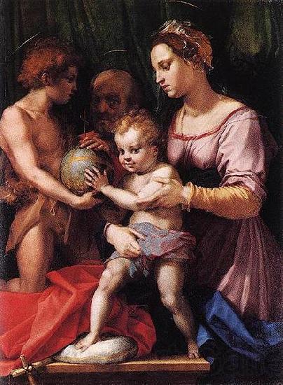 Andrea del Sarto Holy Family Norge oil painting art